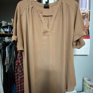 Women's Tan Blouse